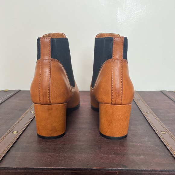 Brown Chelsea Ankle Booties - Picture 8 of 11